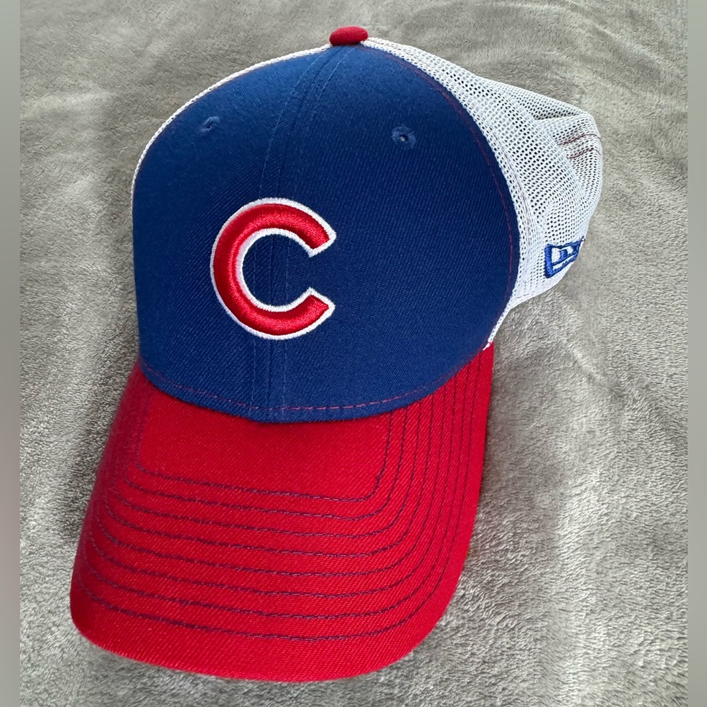 Chicago Cubs Sport NEW ERA Trucker Snapback Hat -Royal/White GENUINE MERCHANDISE